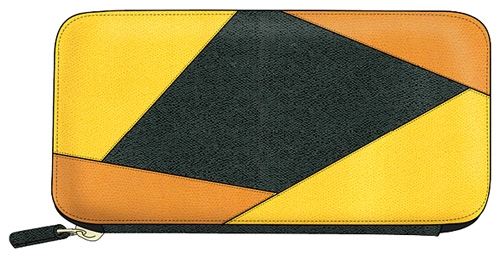 Martino Gamper for Valextra Capsule系列，以彩色皮革拼貼為特色，僅於香港及紐約專門店有售。