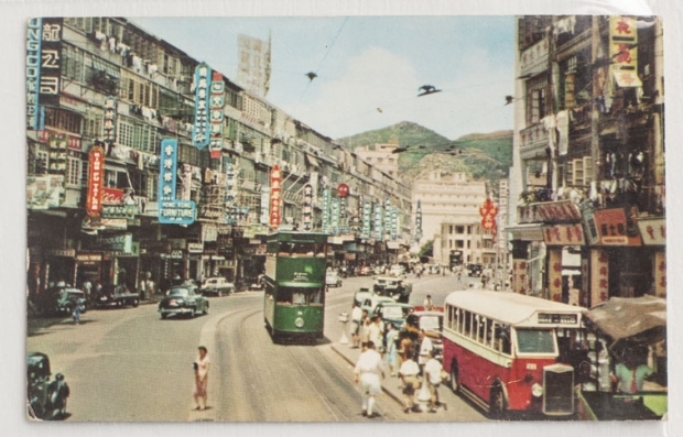 1960年代的軒尼詩道，正是現時崇光百貨所在地。